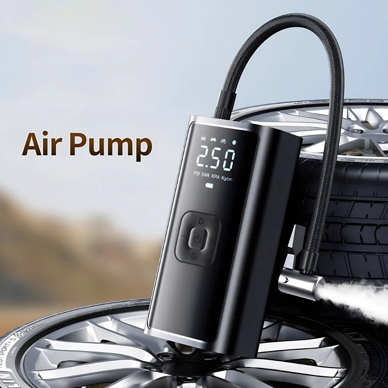 Portable Rechargeable Wireless Electric Tire Inflator