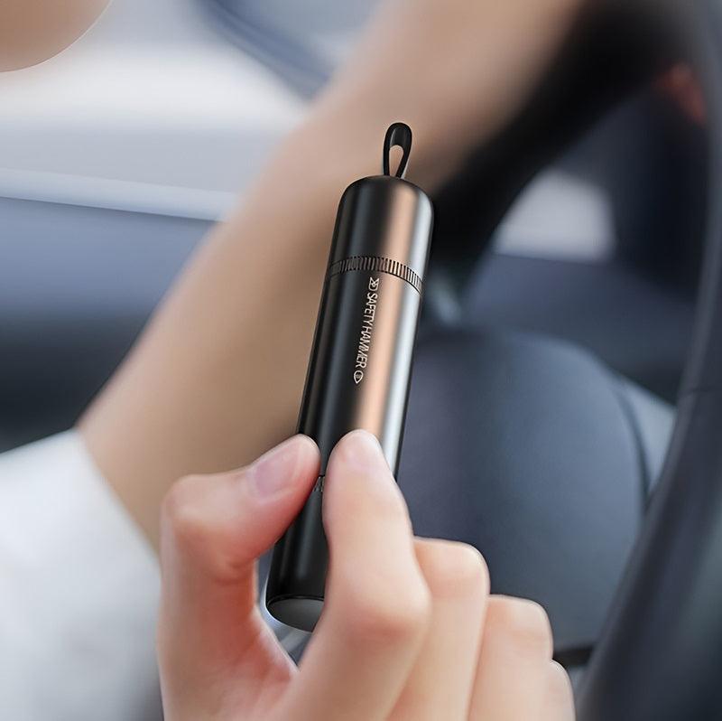 2-in-1 Car Safety Tool | Window Breaker & Seatbelt Cutter