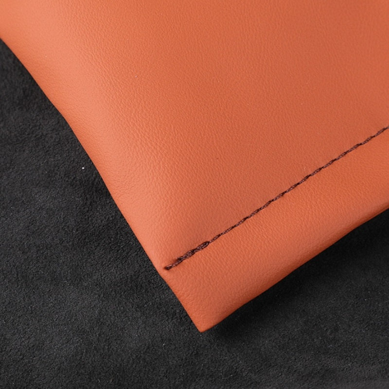 Microfiber Skin Leather Tissue Box