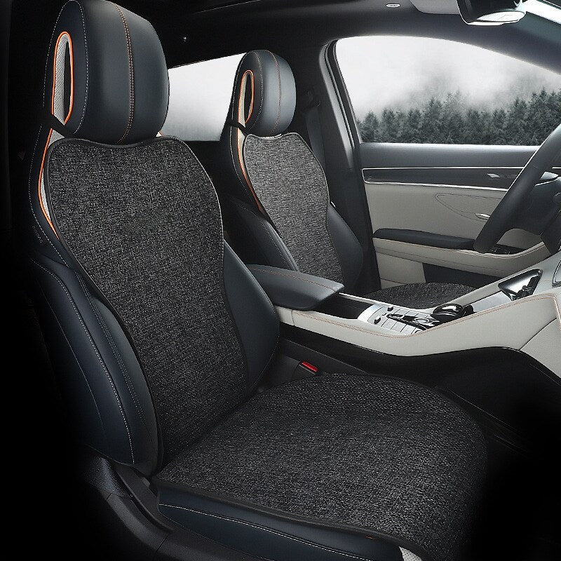 Linen Car Seat Cushion (5-seater full set)
