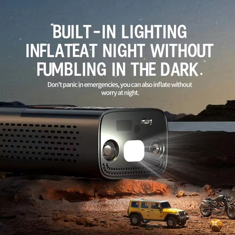 Portable Rechargeable Wireless Electric Tire Inflator