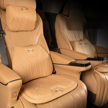 Leather Headrest and Lumbar Support Cushion For Voyah