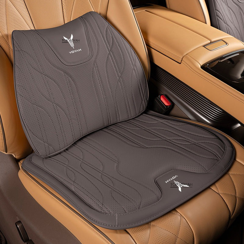 Leather Headrest and Lumbar Support Cushion For Voyah