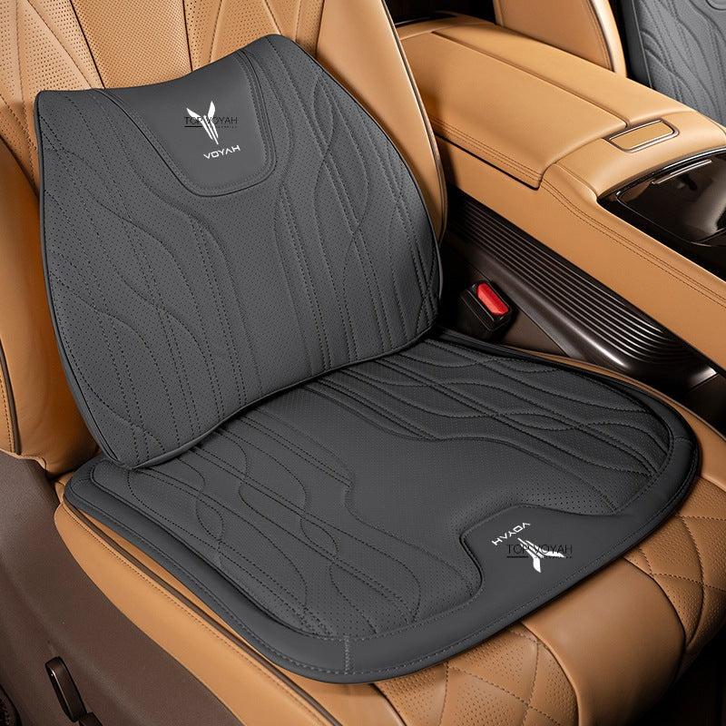 Leather Headrest and Lumbar Support Cushion For Voyah