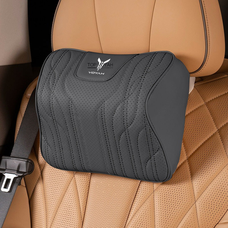 Leather Headrest and Lumbar Support Cushion For Voyah