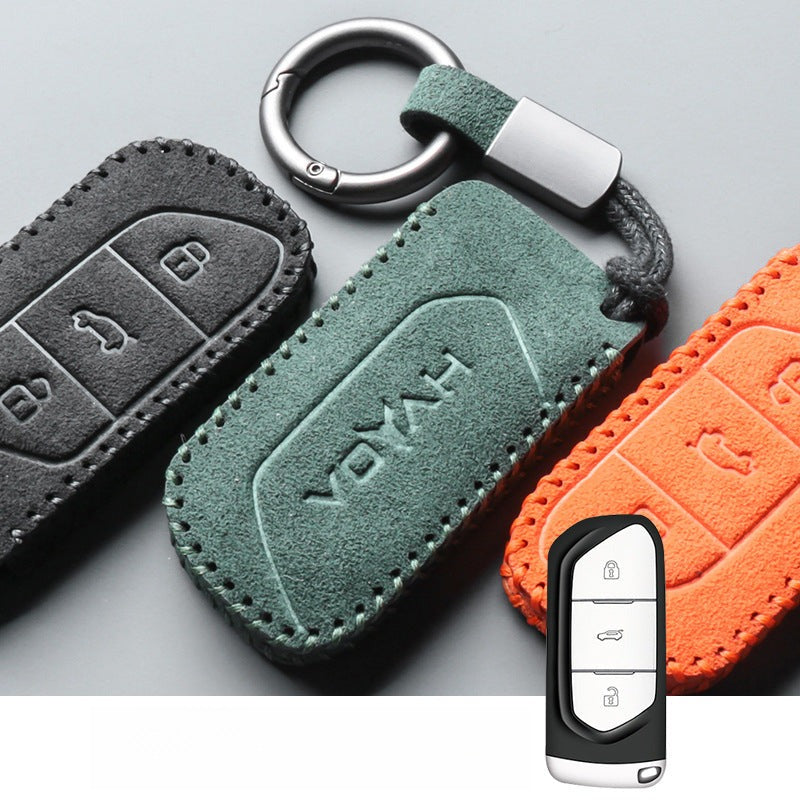Pursuit Suede Leather Key Case For Voyah Dream