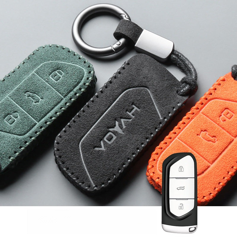 Pursuit Suede Leather Key Case For Voyah Dream