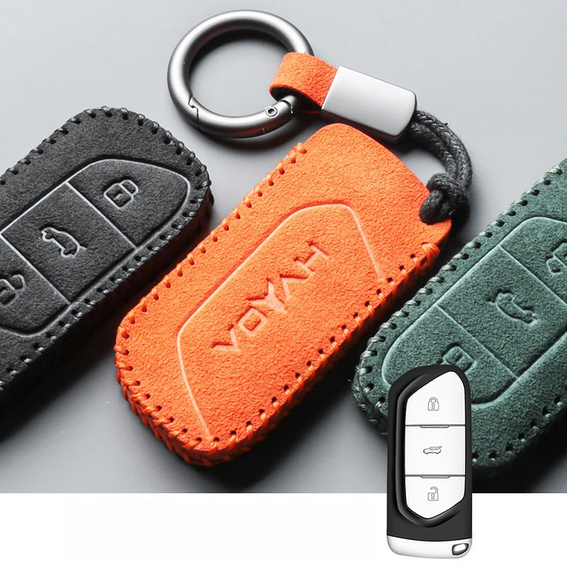 Pursuit Suede Leather Key Case For Voyah Dream