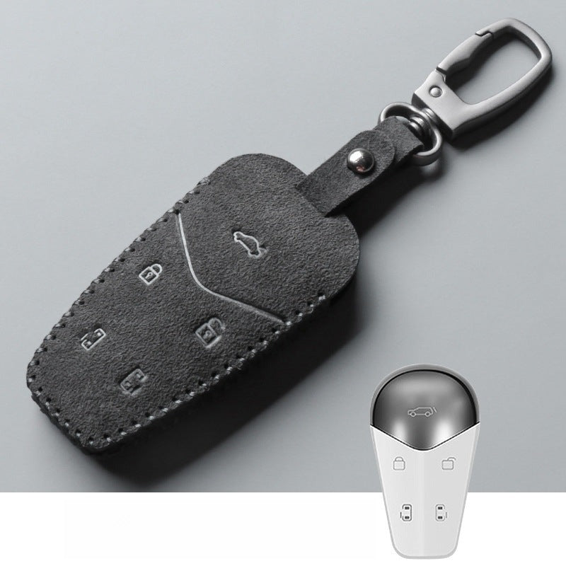 Pursuit Suede Leather Key Case For Voyah Dream