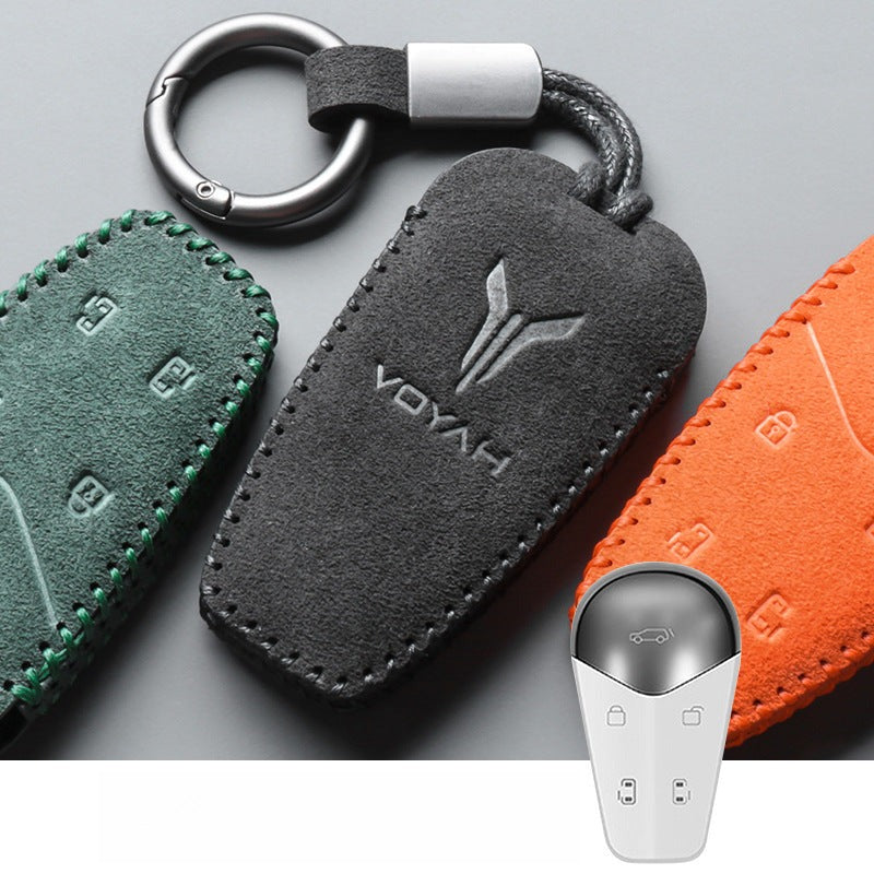 Pursuit Suede Leather Key Case For Voyah Dream