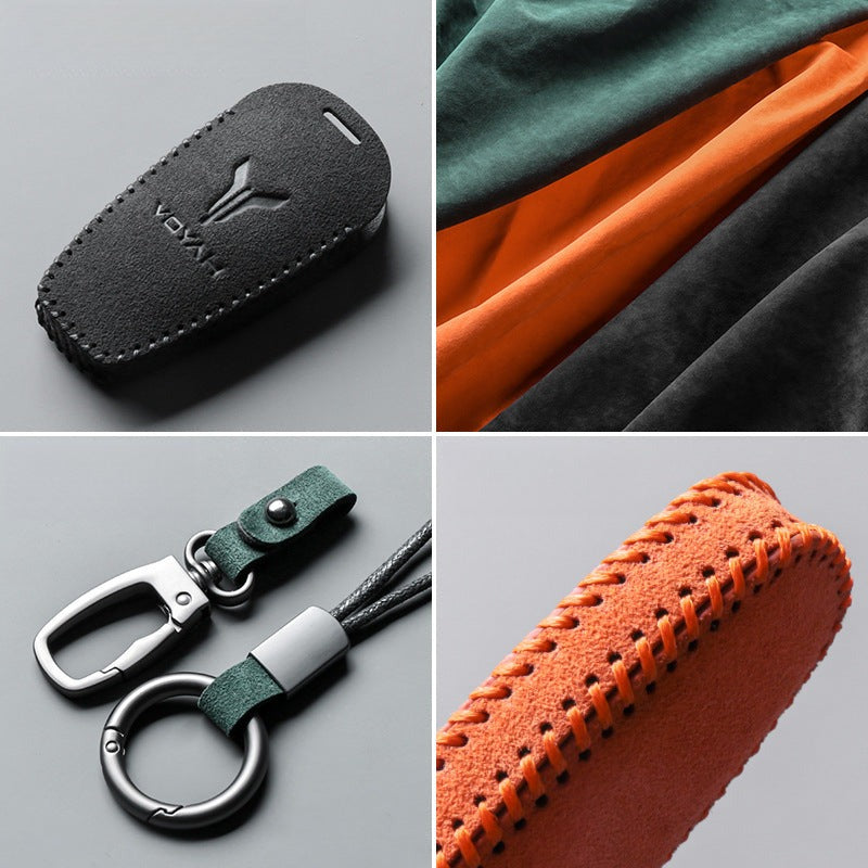 Pursuit Suede Leather Key Case For Voyah Dream