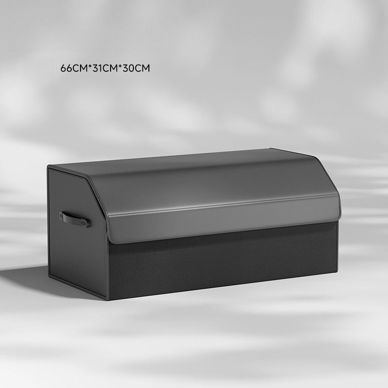 Foldable Leather Car Trunk Storage Box