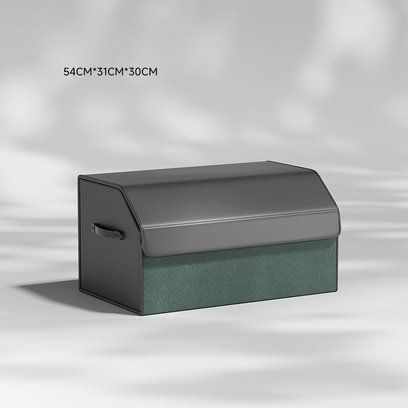 Foldable Leather Car Trunk Storage Box