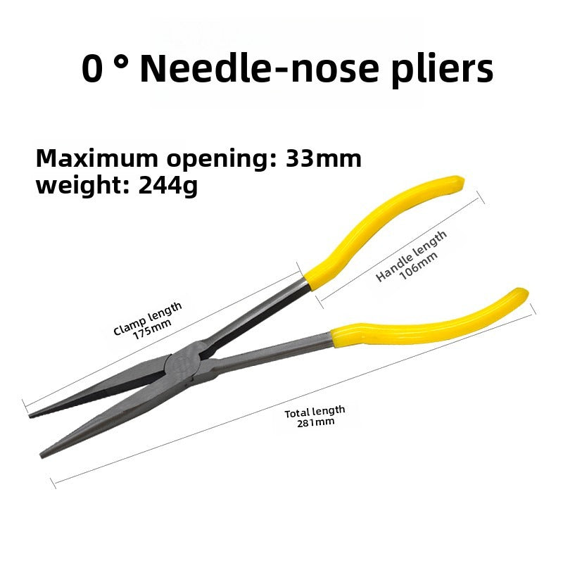 Extra-Long Needle Nose Pliers – 11’’ & 16’’ Heavy-Duty Long Handle Design
