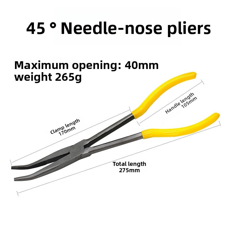 Extra-Long Needle Nose Pliers – 11’’ & 16’’ Heavy-Duty Long Handle Design