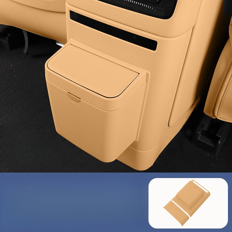Car Refrigerator Kick Guard with Trash Bin For Voyah Dream