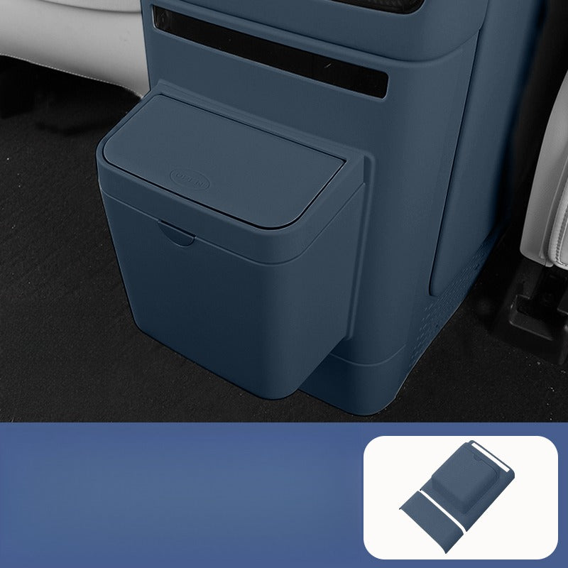 Car Refrigerator Kick Guard with Trash Bin For Voyah Dream