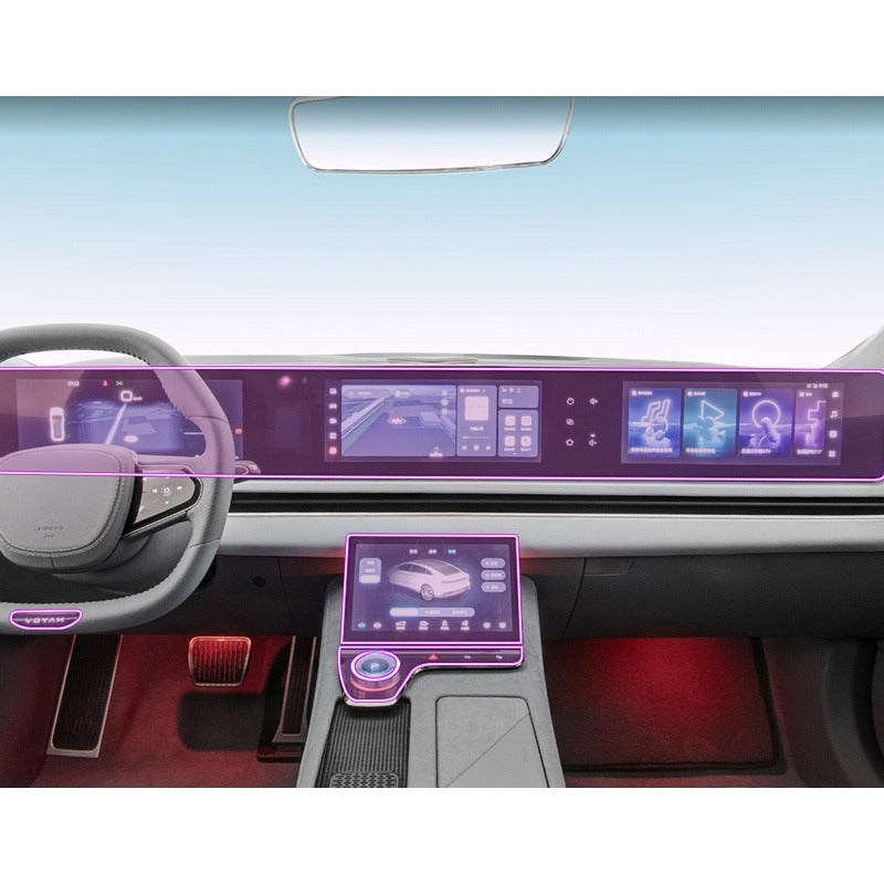 TPU Interior Protective Film Screen & Gear Panel Protection For Voyah Passion