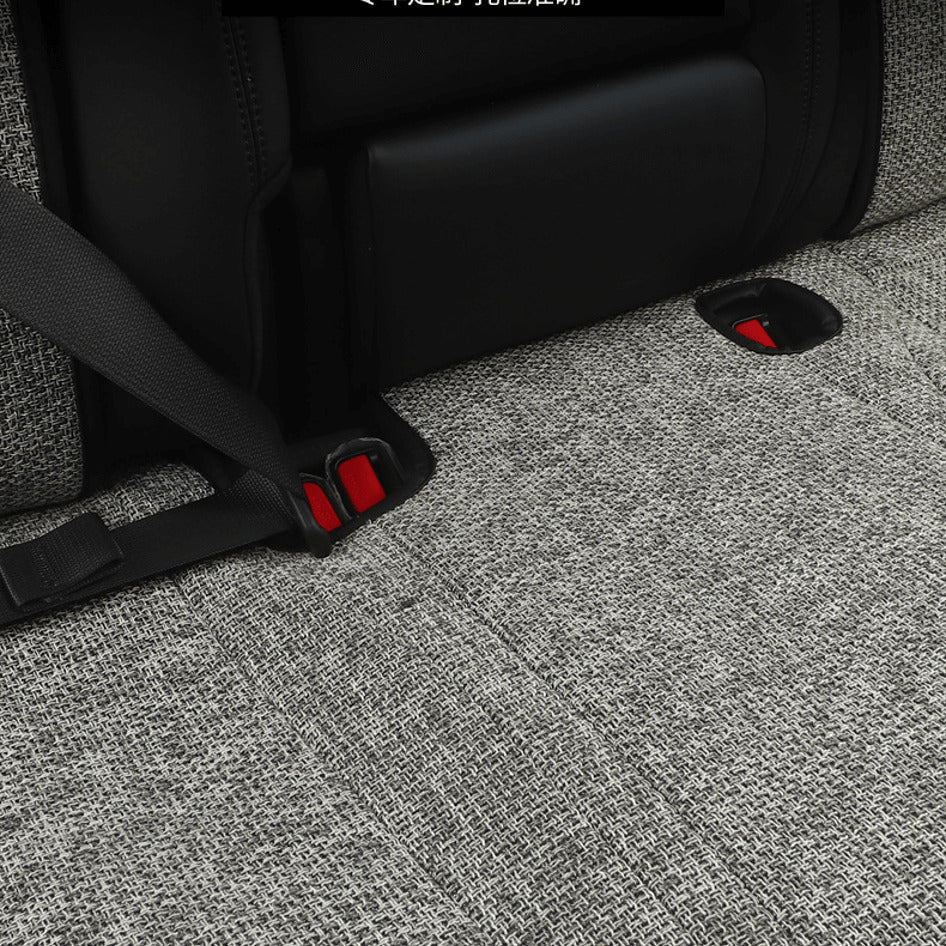 Linen Car Seat Cushion (5-seater full set)
